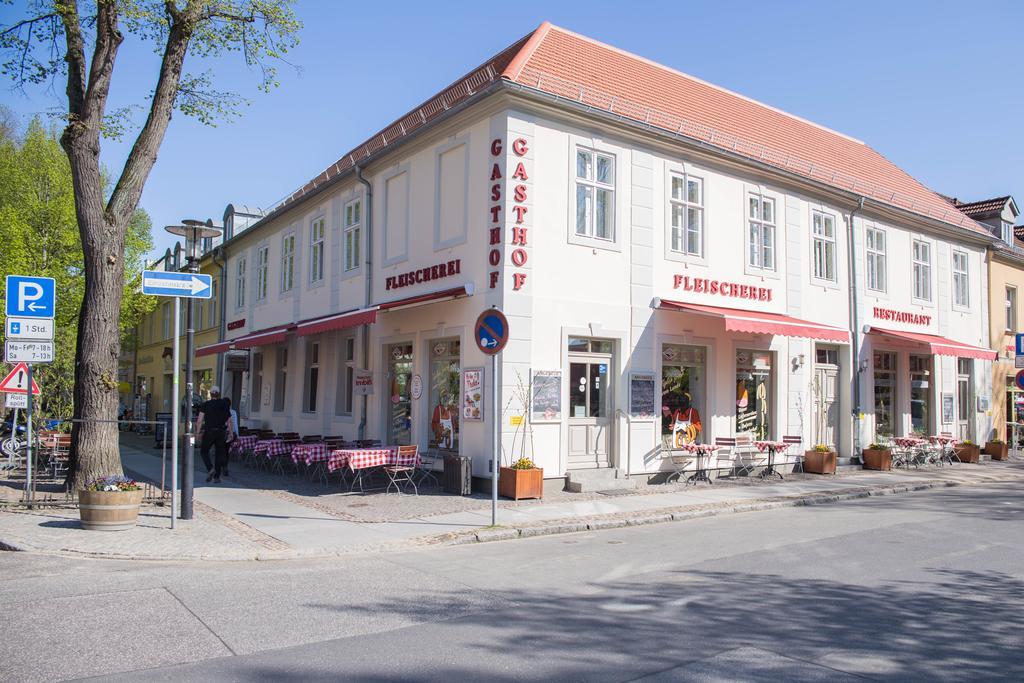 Gasthof & Fleischerei Endler Rheinsberg Exterior photo